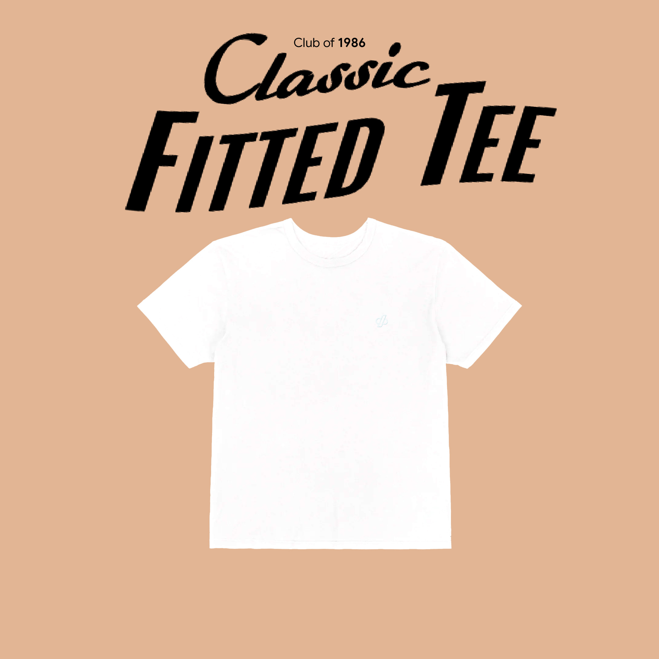 CLUB of 1986 FITTED TEE CLASSIC T-SHIRT / Kaos Classic Retro Vintage Cotton 16s