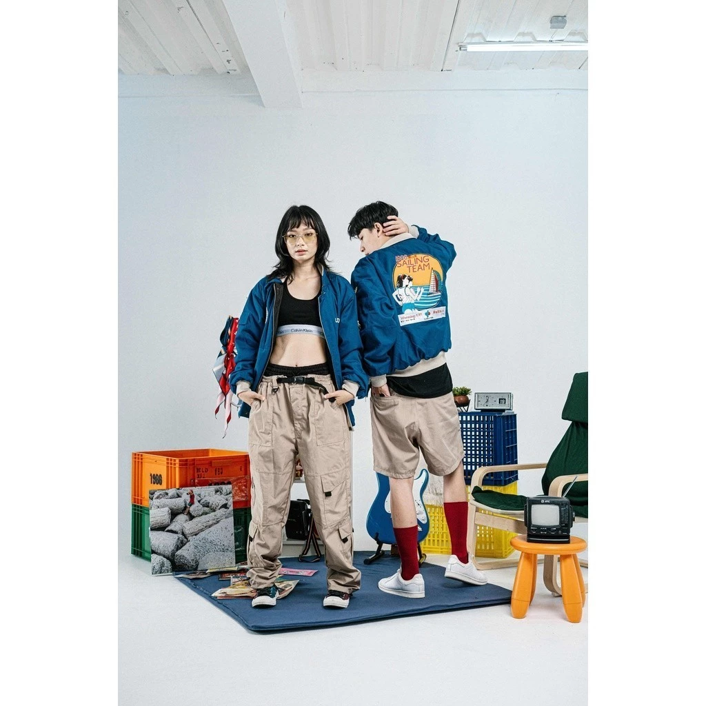 CLUB of 1986 Aomizu Sailing Vintage Oversize Jacket
