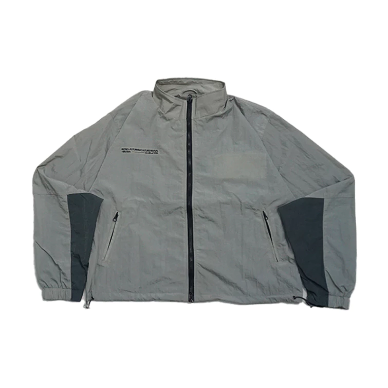 HIRUMA 1986 DUAL ZIPPER OVERSIZED NYLON JACKET / Jaket Nilon Retro Resleting Reversible