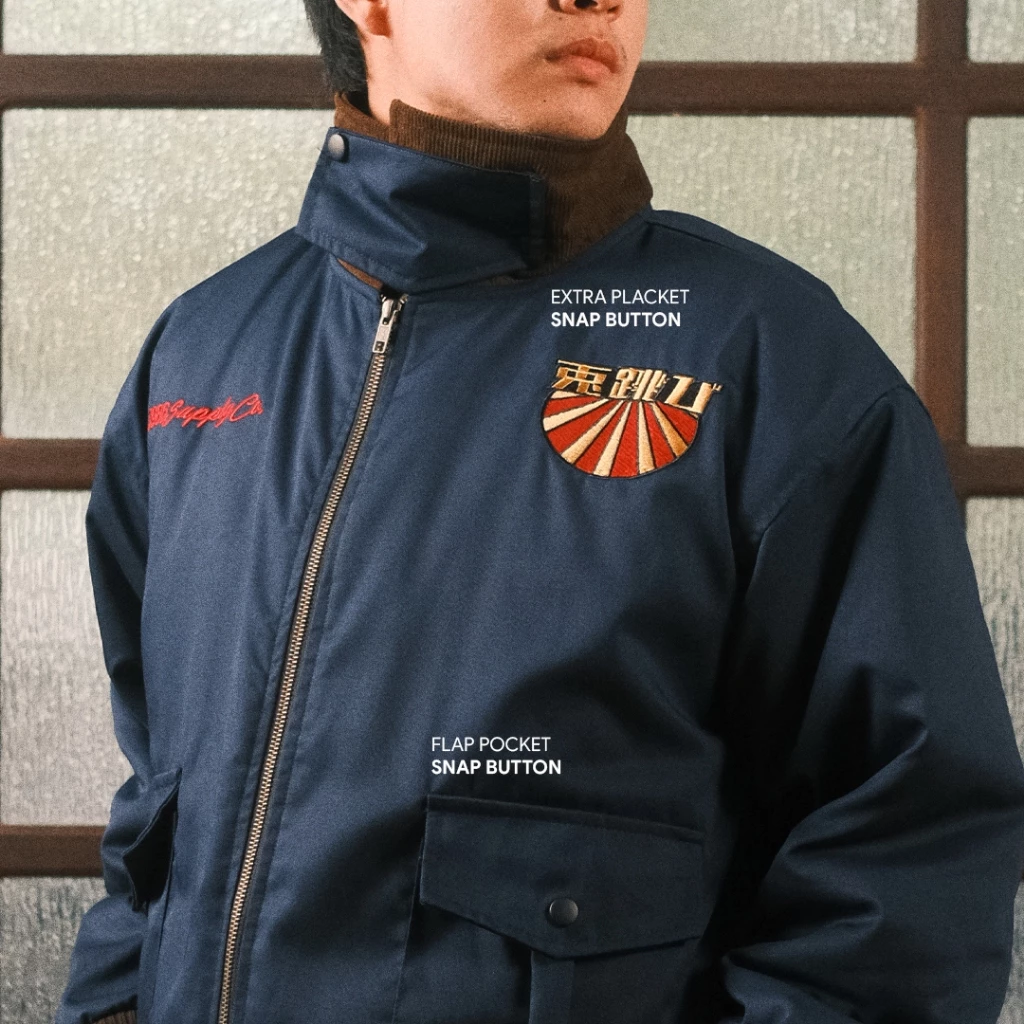 CLUB of 1986 TOUSAGI Flight Vintage Oversize Bombers Jacket