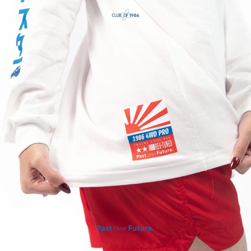 SEIBA TAMIYA CLUB OF 1986 LONG SLEEVE T-SHIRT / Kaos Retro Vintage Lengan Panjang Mini 4 WD