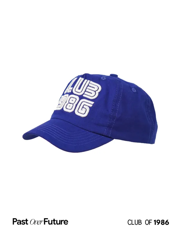 1986 Electric Blue Genesis Caps - Topi Biru Baseball Retro Classic Hat