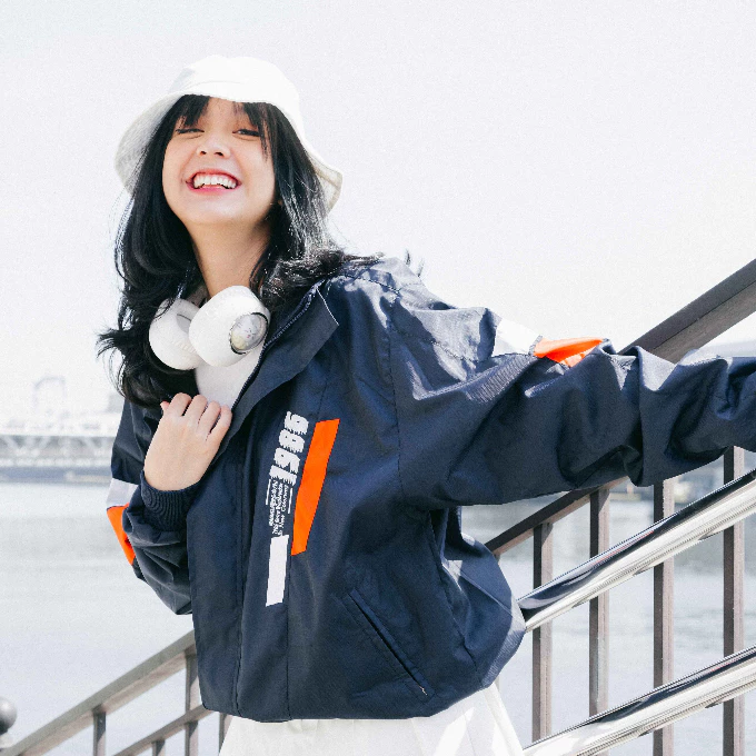 CLUB of 1986 Inazawa Retro Vintage Windbreaker Oversize Jacket
