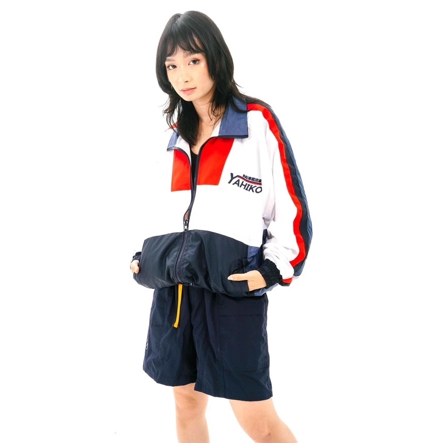 CLUB of 1986 Yahiko Original Sporty Colorblock Vintage Windbreaker Jacket