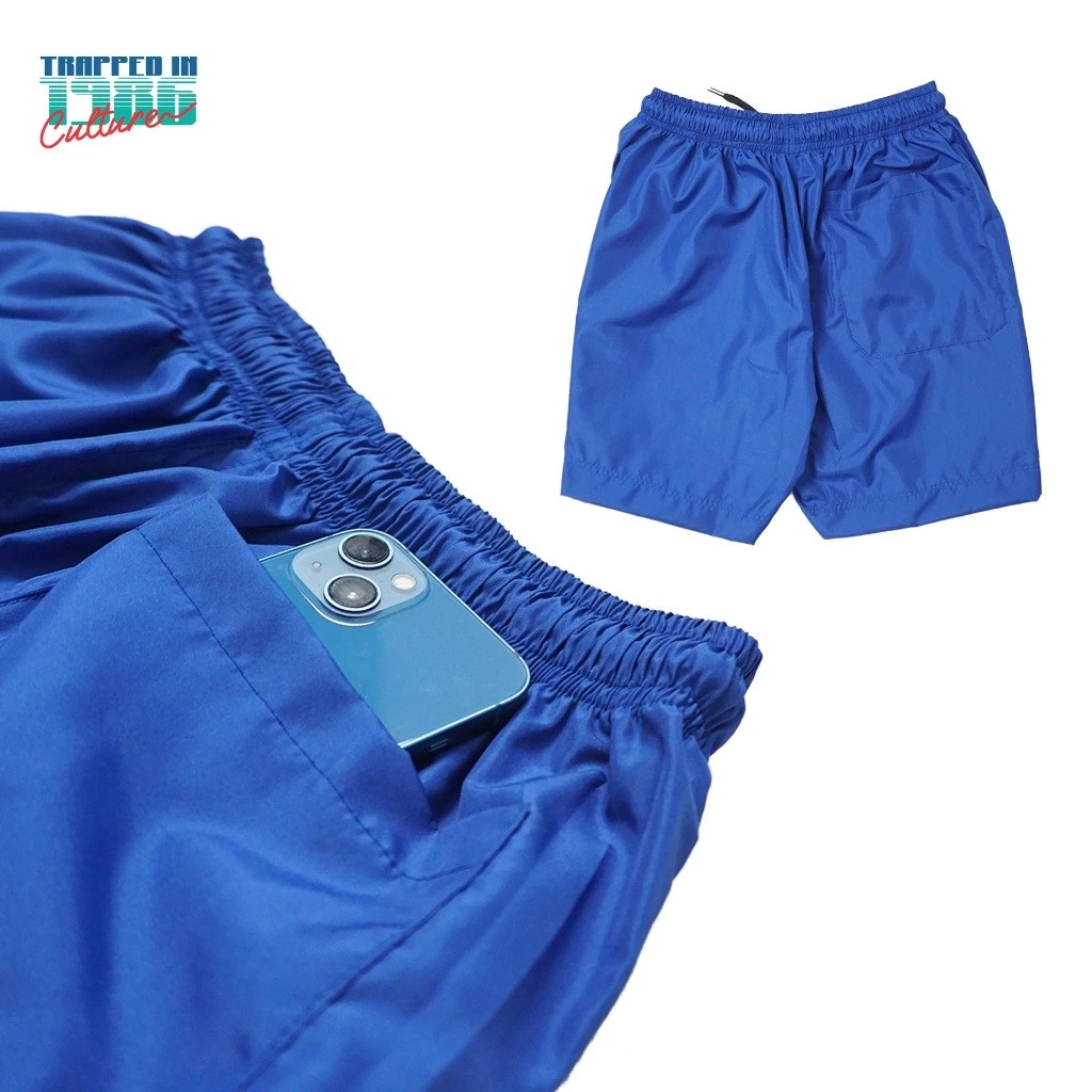 Royal Blue Retro Short Pants 1986 / Celana Pendek Board Short Vintage Biru