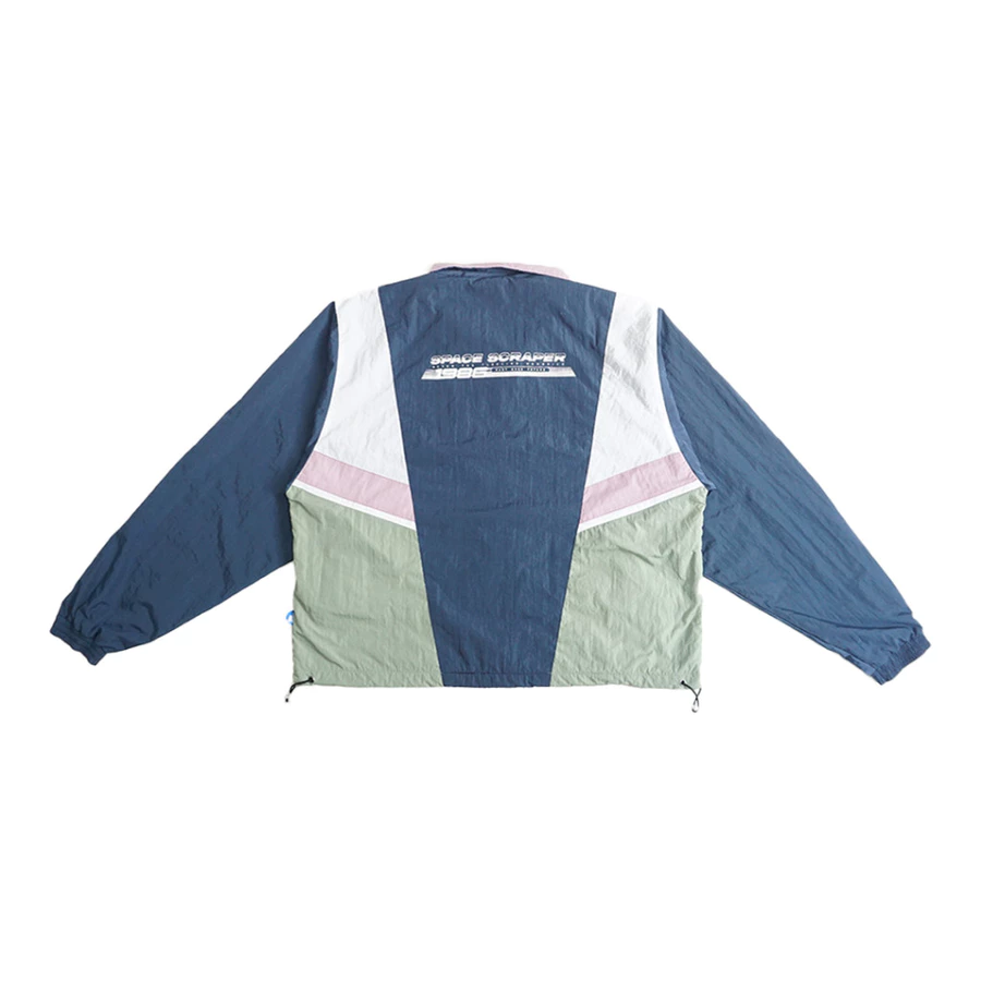 TSUKUBA 1986 NYLON VINTAGE OVERSIZE WINDBREAKER / JAKET JAPAN NILON RETRO COLORBLOCK