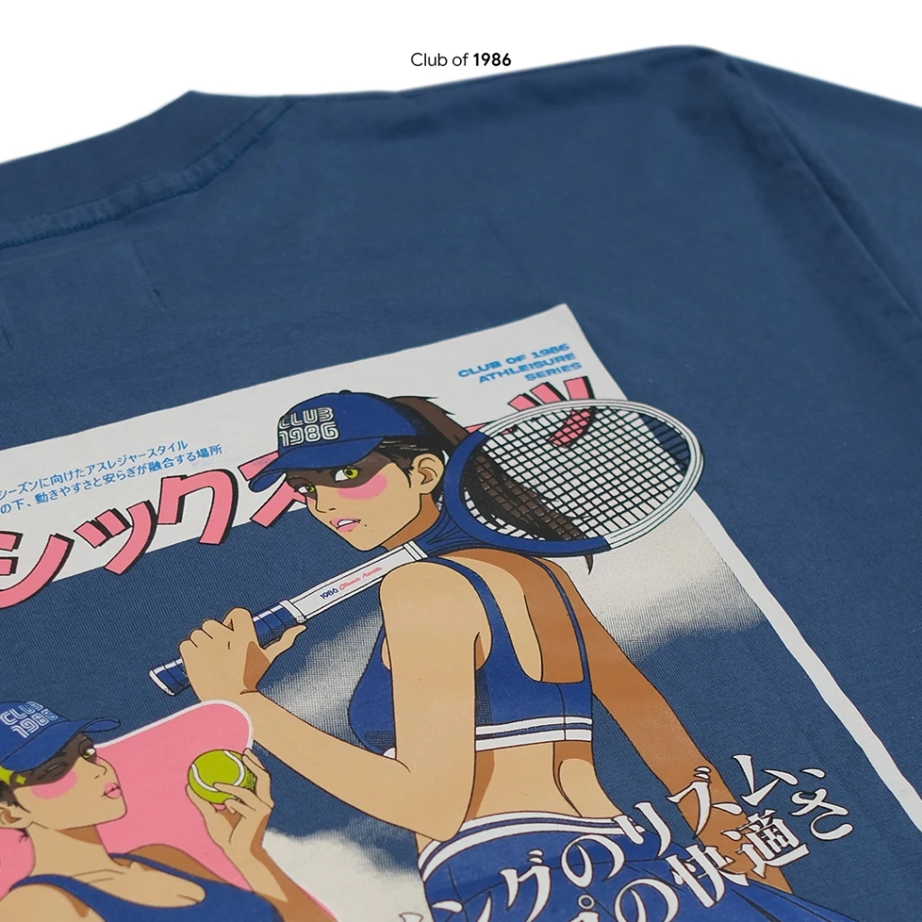 CLUB of 1986 20s TENNIS CLUB T-SHIRT / Kaos Tennis Retro Vintage Cotton 20s