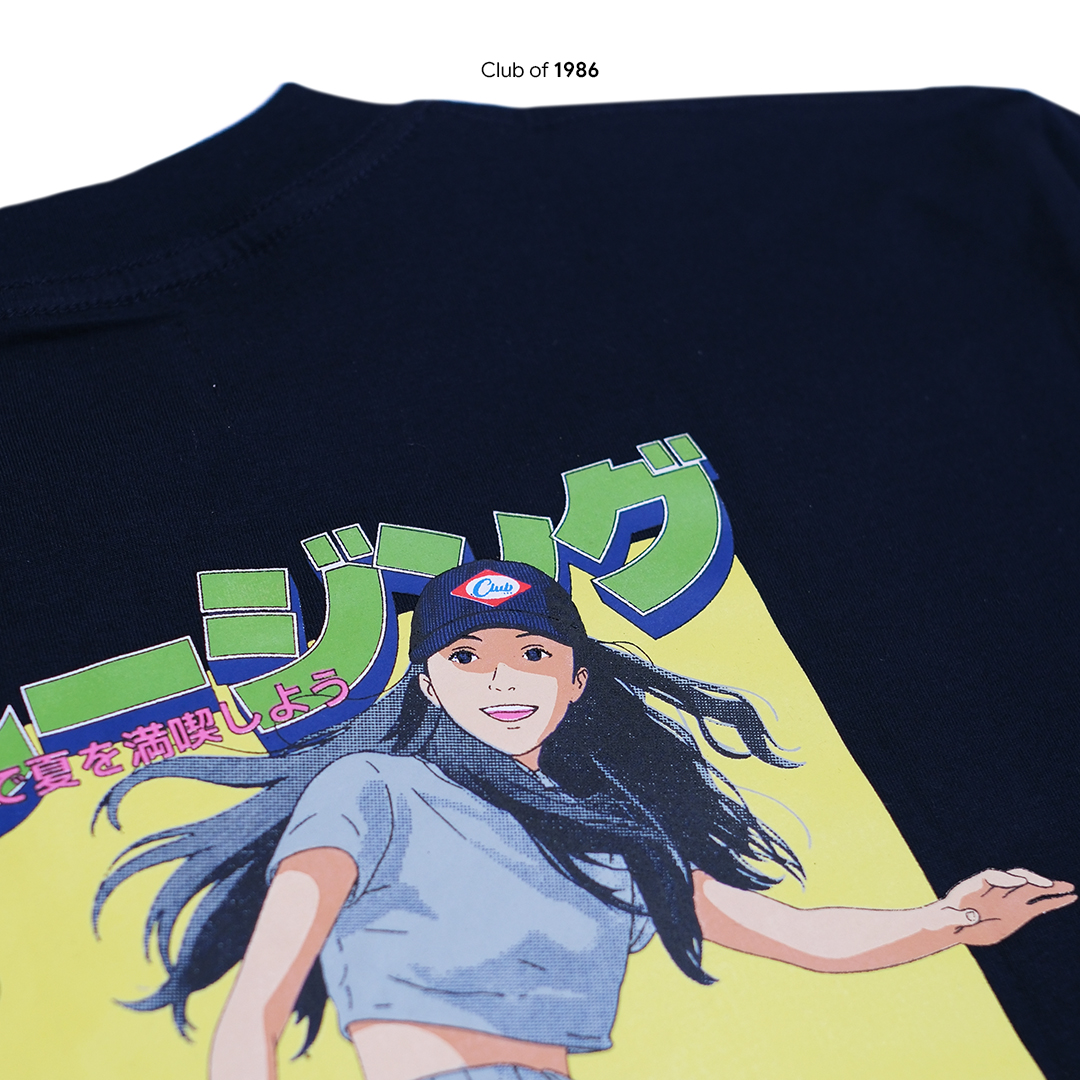 CLUB of 1986 20s SKATE GIRL T-SHIRT / Kaos Skate Girl Retro Vintage Cotton 20s