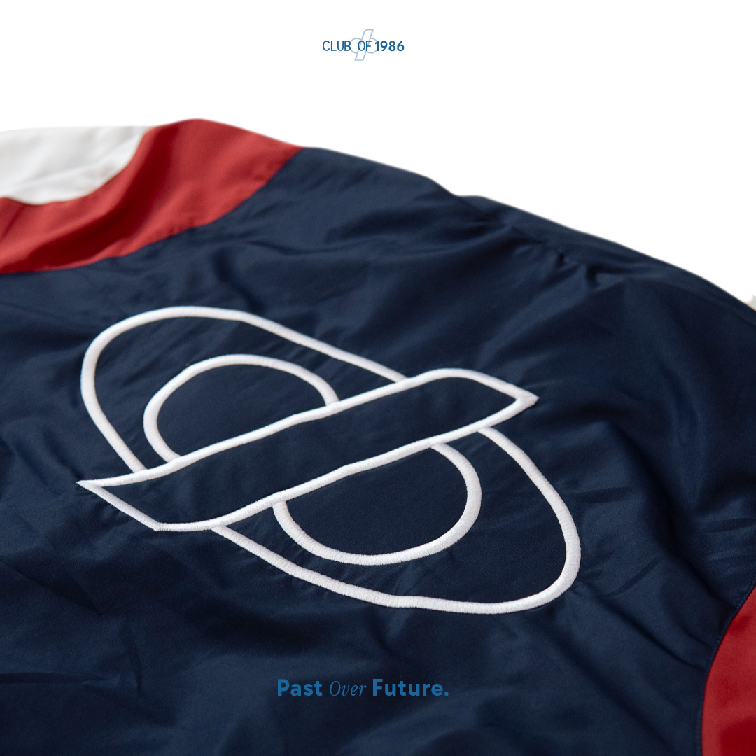 CLUB of 1986 SEIKAI 80s Japan Neo Retro Tracktop Vintage Windbreaker Oversize Jacket