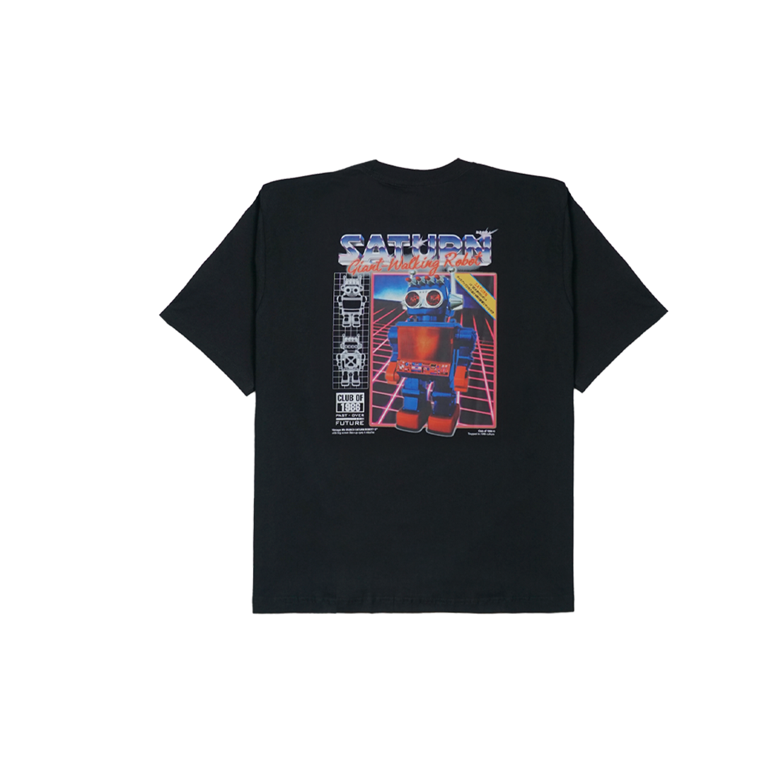CLUB of 1986 SATURN BLACK OVERSIZE TEES / Kaos Retro Vintage Trapped in 1986 Culture 24s
