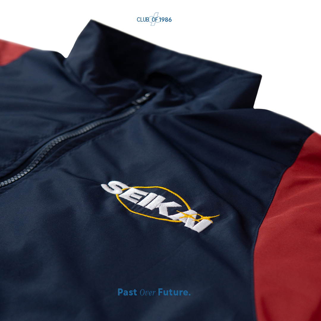 CLUB of 1986 SEIKAI 80s Japan Neo Retro Tracktop Vintage Windbreaker Oversize Jacket