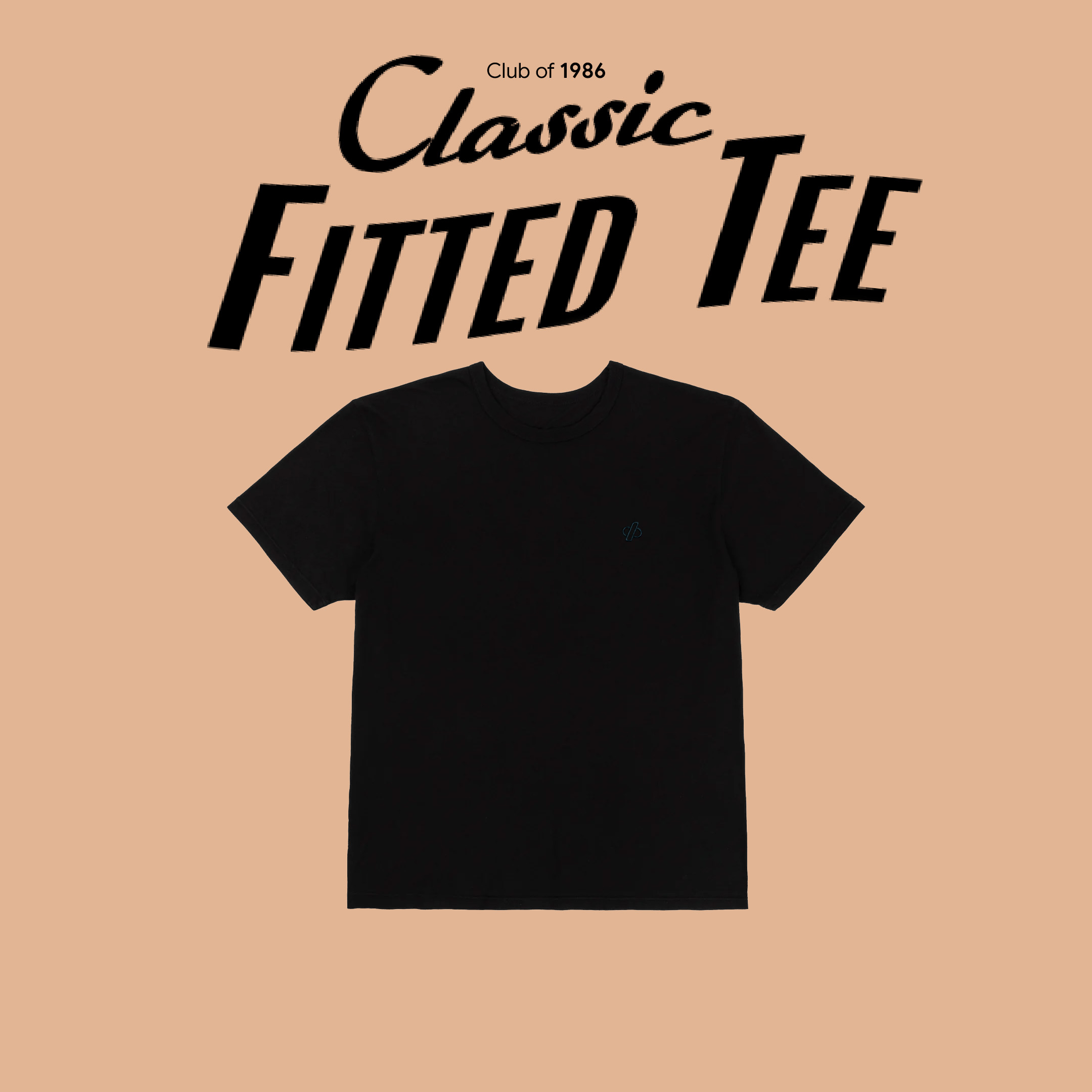 CLUB of 1986 FITTED TEE CLASSIC T-SHIRT / Kaos Classic Retro Vintage Cotton 16s