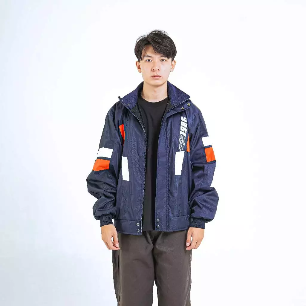 CLUB of 1986 Inazawa Retro Vintage Windbreaker Oversize Jacket