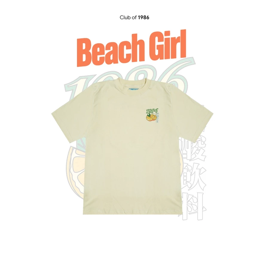 CLUB of 1986 20s BEACH GIRLS T-SHIRT / Kaos Beach Girls Retro Vintage Cotton 20s