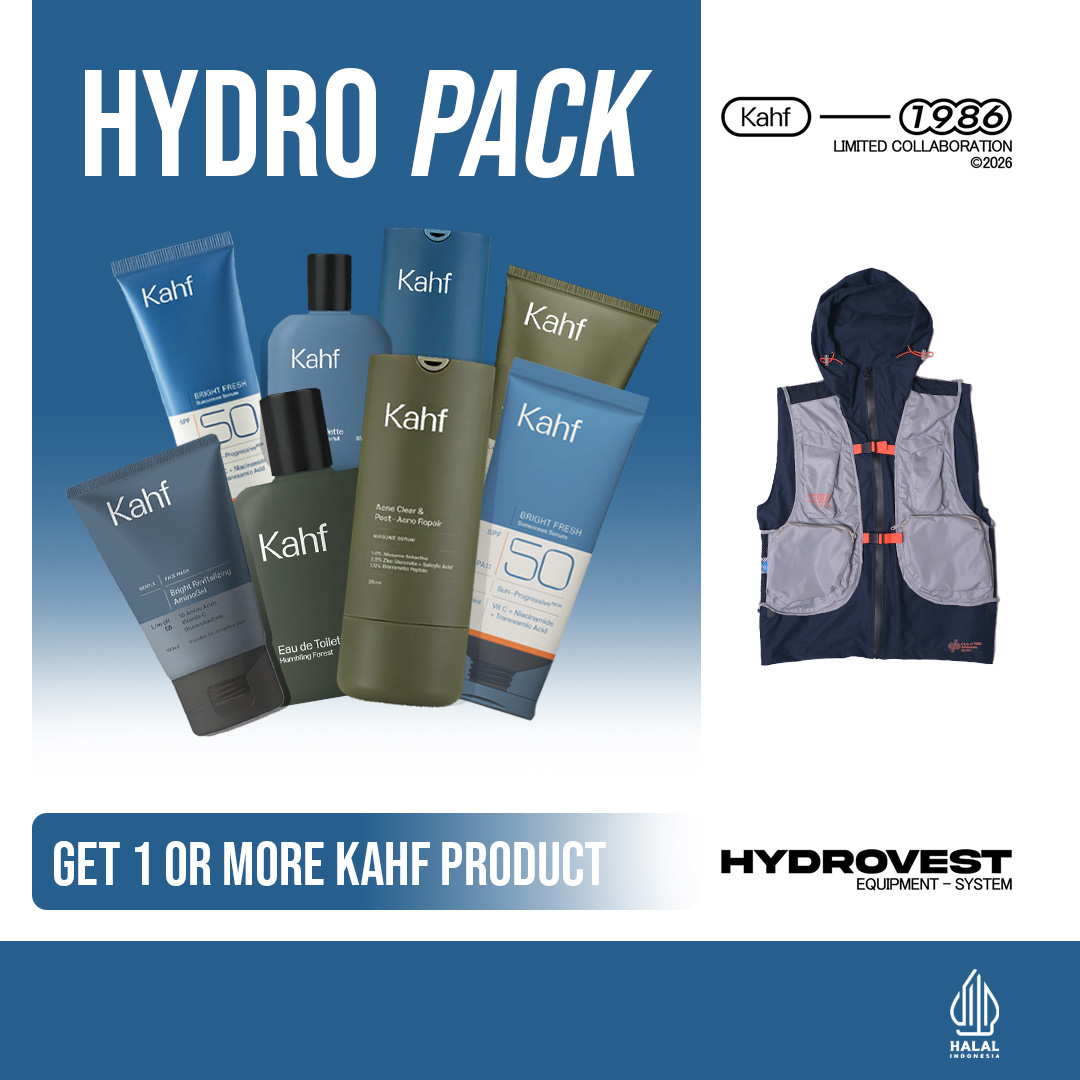 ( Club of 1986 x Kahf Bundle ) Limited Collaboration Hydrovest Equipment - System Running & Kahf Paket Daily Clean & Protected Men's