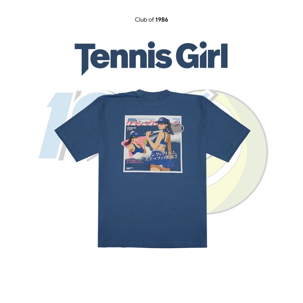 CLUB of 1986 20s TENNIS CLUB T-SHIRT / Kaos Tennis Retro Vintage Cotton 20s
